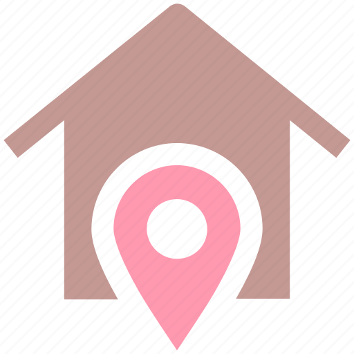 General, home, home position, house, location, pin, position icon - Download on Iconfinder