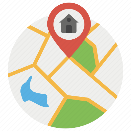 Address, home location, house, location finder, location pin, location pointer, personal location icon - Download on Iconfinder