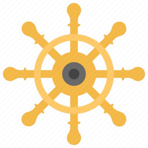 Boat navigation, rudder, sailing ship, ship’s helm, steering ship wheel. icon - Download on Iconfinder