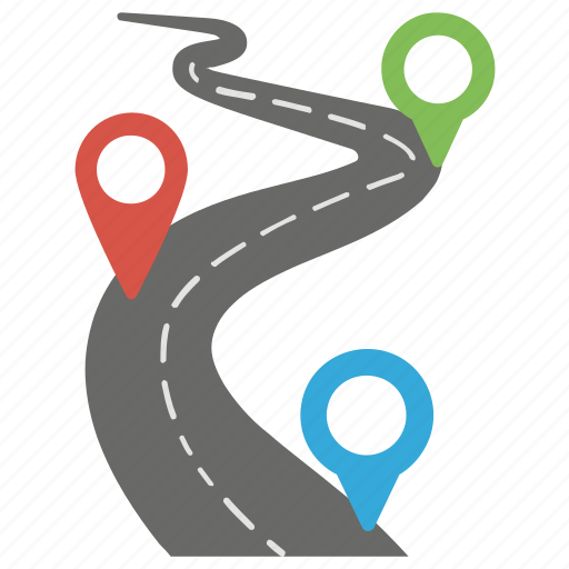 Coordinate infographic, infographic, road infographic, roadmap, winding road icon - Download on Iconfinder