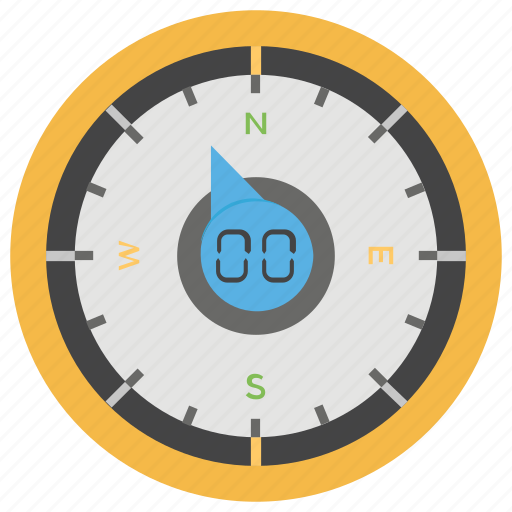 Compass, compass explorer, direction, navigation, navigational compass, navigational instrument, orientation tool icon - Download on Iconfinder