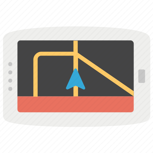 Gps, gps navigator, location app, mobile map, navigation app icon - Download on Iconfinder