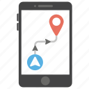 gps, mobile app, navigation, navigator, smartphone app