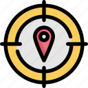 gps, location, map, marker, navigation, pin, target