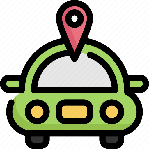 Car, gps, location, map, navigation, vehicle icon - Download on Iconfinder