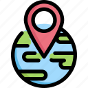 global, gps, location, map, navigation, pin