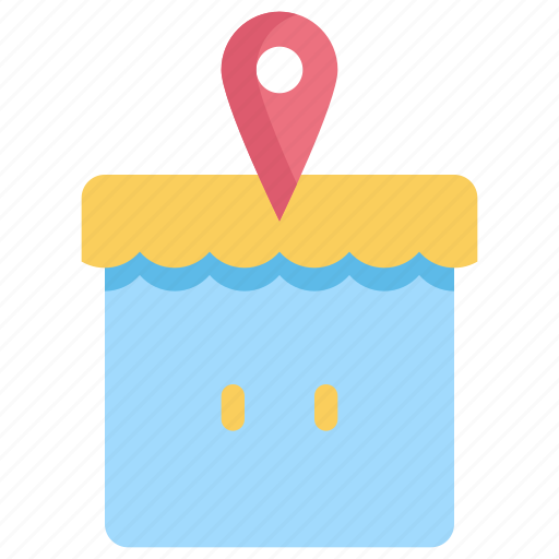 Gps, location, map, navigation, pin, store icon - Download on Iconfinder
