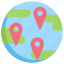 global, gps, location, map, navigation, pin 