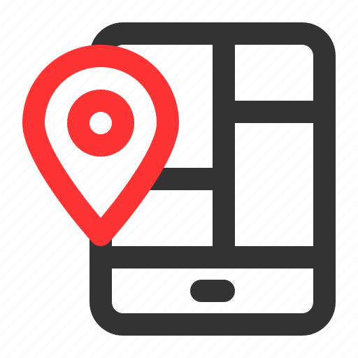 Map, navigation, location, mobile, smartphone icon - Download on Iconfinder