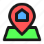 map, navigation, location, home, address 