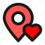 map, navigation, location, love, like 