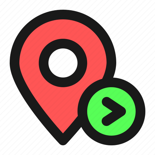 Map, navigation, location, share, sharing icon - Download on Iconfinder