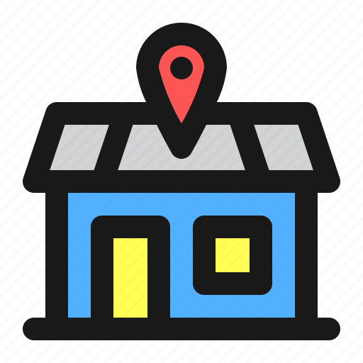 Map, navigation, location, store, market icon - Download on Iconfinder