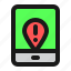 map, navigation, location, warning, alert 