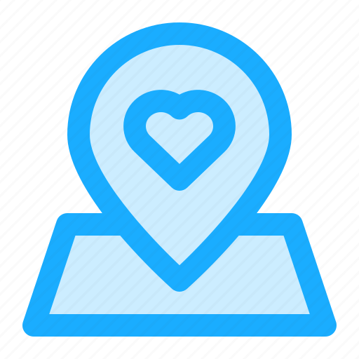 Map, navigation, location, favorite, pin icon - Download on Iconfinder