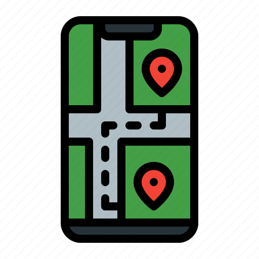 Gps, navigation, track, direction icon - Download on Iconfinder