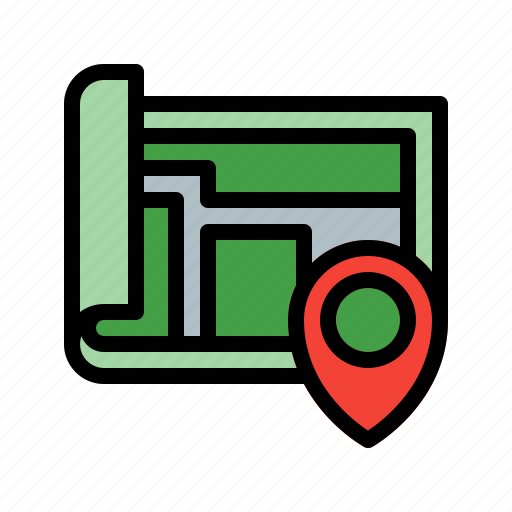 Map, street, location, pin, navigation icon - Download on Iconfinder