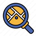 find, location, search, magnifier, map, exploring, place