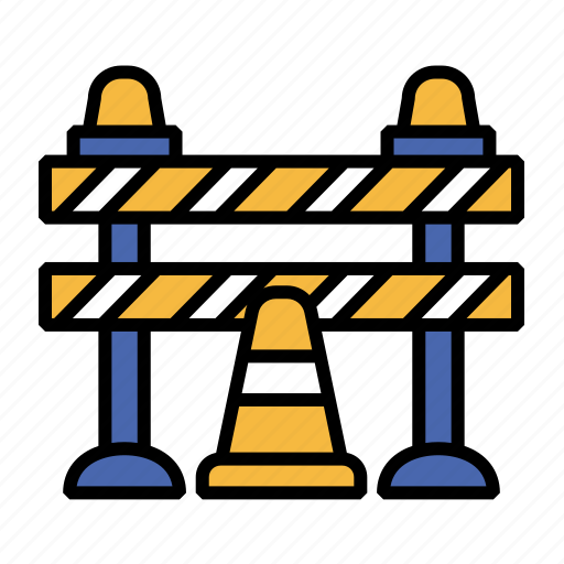 Barrier, road, traffic, block, sign, construction, cone icon - Download on Iconfinder
