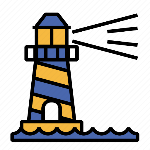 Lighthouse, sea, guide, navigation, beacon, direction, building icon - Download on Iconfinder
