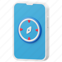compass, app, mobile, navigation, device, technology, map, direction, phone 