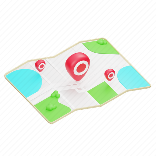 Pin, location, map, place, gps, pointer, navigation 3D illustration - Download on Iconfinder