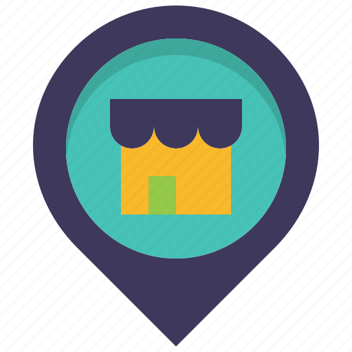 House, location, map, pin, place, shop, store icon - Download on Iconfinder