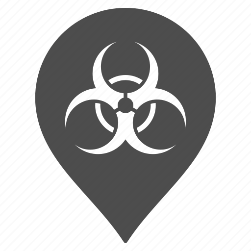 Biohazard, bio hazard, biological, danger, epidemic, virus, warning icon - Download on Iconfinder