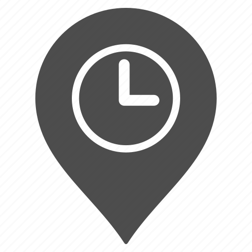 Time, flag, map pointer, marker, pin, clock tower, location icon - Download on Iconfinder