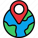 destination, earth, gps, location, pin, world, navigation, pointer