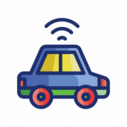Connected, vehicle, car, wireless icon - Download on Iconfinder