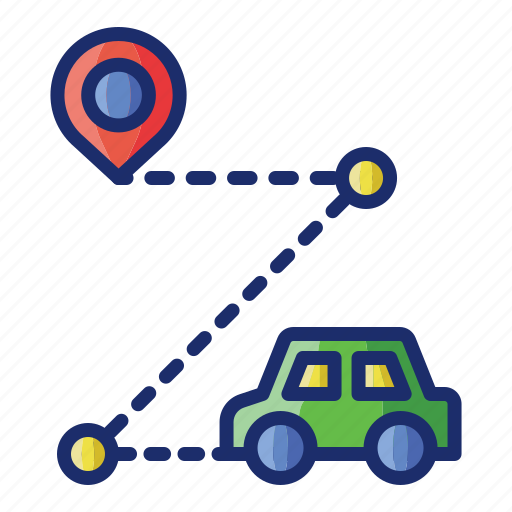 Driving, route, location icon - Download on Iconfinder