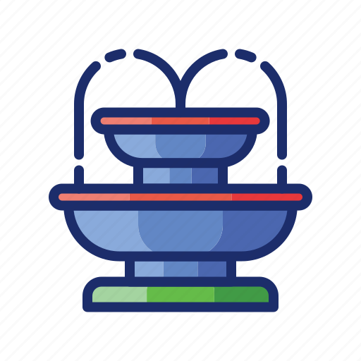 Fountain, water, architecture icon - Download on Iconfinder