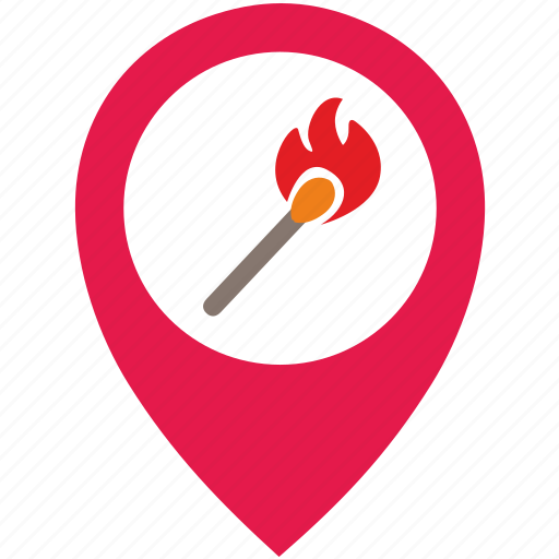 Fire, location, place, poi, pointer icon - Download on Iconfinder