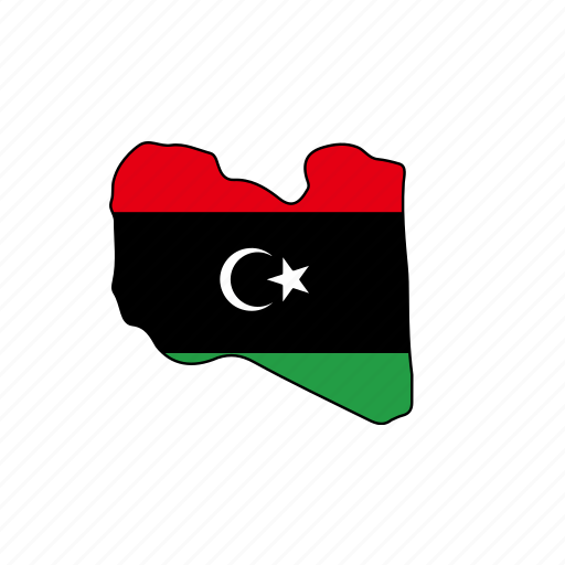 Libya, flag, country, national, nation icon - Download on Iconfinder