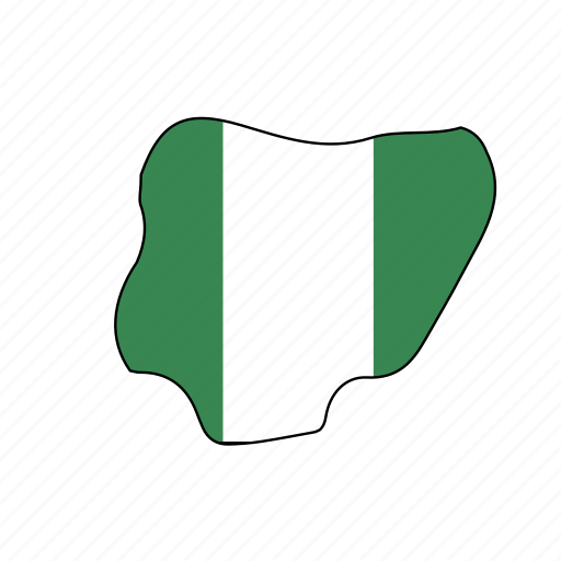 Nigeria, flag, country, national, nation, world, globe icon - Download on Iconfinder