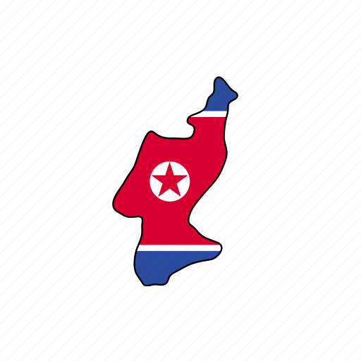 North, korea, direction, arrow, flag, country, national icon - Download on Iconfinder