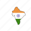 india, flag, country, national, nation 