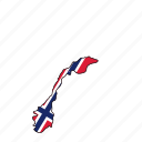 norway, flag, country, national, nation, world, globe