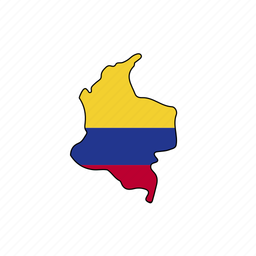 Colombia, flag, country, national, nation, world icon - Download on Iconfinder