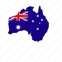australia, flag, country, national, nation