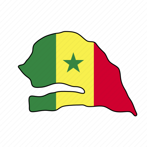 Senegal, flag, country, nation, location, gps, world icon - Download on Iconfinder