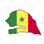 senegal, flag, country, nation, location, gps, world 