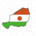 niger, flag, country, national, nation
