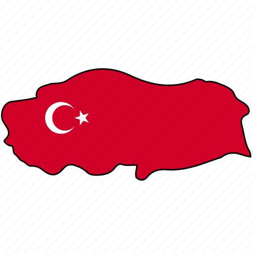 Turkey, flag, country, national, nation, world, globe icon - Download on Iconfinder