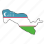 uzbekistan, flag, country, national, nation 