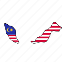 malaysia, flag, country, national, nation, world