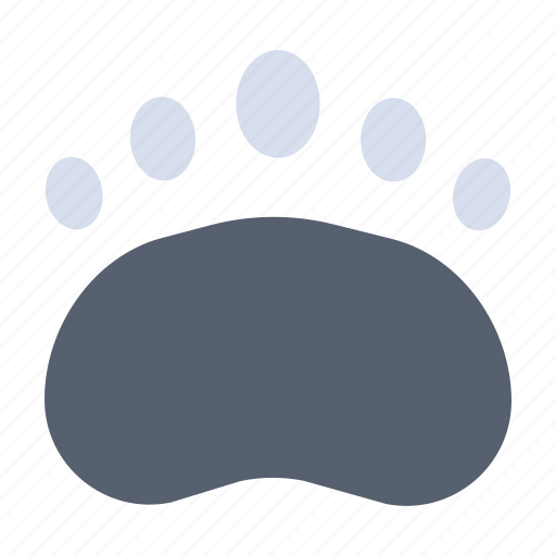 Bear, clutches, footprint icon - Download on Iconfinder