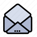 mail, message, open 