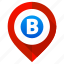 letter b, location, map, marker, navigation, pin, pointer 
